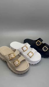 (Size 36-41) Nexera 8012 Sandal Wanita Wedges Sandal Selop Korea Style Hak Tebal