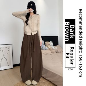 YAYANGREN | Corduroy Flared Pants for Women Casual Loose Comfortable Warm