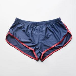 Low Waist Mens Sporty Ultra Shorts Breathable Quick Dry Elastic Mesh Loose Home Athletic Training Running Two Piece Pants