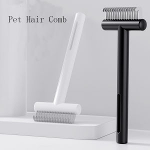 Pet Dog Cat Comb Brush Dog Cat Comb Fur Remover Grooming Cleaning Comb Hair Fur Shedding Tool