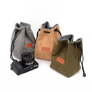 Universal Camera Bag Suitable for Sony Canon Fuji Mirrorless DSLR A6400 A7M3 Camera Velvet Interior Bag Multi-Purpose Design