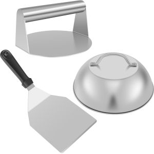 Smash Burger Press Tools Meat Cooking Mold Squeezer Patty Making Smasher Griddle Stainless Steel Hamburger Maker Kitchen Tool