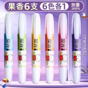 M&G | M&G Scented Highlighter Large Capacity Markers 6 Scents Student and Office Use