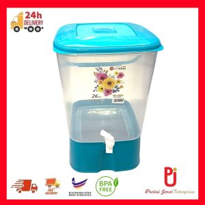 Elianware 26 liter Bekas Minuman/ Bekas Air Berpaip/ Water Dispenser/ Water Container/ Plastic Water Dispenser