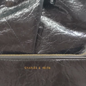 Charles & Keith Duo Double Chain Hobo Bag with pouch