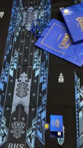 SARUNG BHS CLASSIC GOLD SILVER JAQUARD SONGKET DOBBY KAWUNG TIMBUL MESRES SUTRA