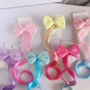 P-114 | JEPITAN RAMBUT ANAK PITA RAMBUT MANIK MOTIF RAMBUT COLORFUL/JEPITAN RAMBUT ANAK KOREA/JEPIT RAMBUT LUCU