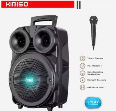 SPEAKER MP3 3381 6.5 inchi UKURAN BESAR 6.5 INCGRATIS MIC DENGAN SUARA SUPER BASS SYSTEM MUSIC PARTY