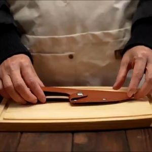 IMB.A305 Pisau Dapur Multifungsi Bahan Baja Survival