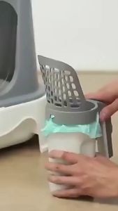 2-in-1 Cat Litter Shovel with Bin