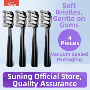 Soft Bristle Electric Toothbrush Head for Adults Gentle on Gums Replacement Toothbrush Head Suitable for Isonic I8 Toothbrush