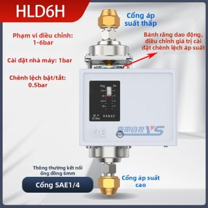 CHUANGYI | Công tắc Điều khiển Chênh lệch Áp suất