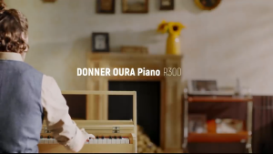 Donner OURA R300 88-Key Home Digital Piano (Light Wood / Brown) - Natural Elegance Refined Performance