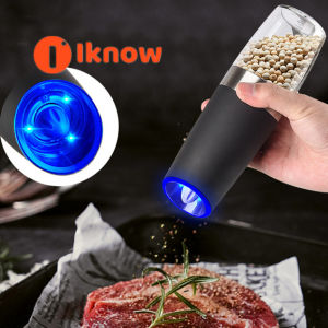 I know Electric pepper grinder gravity-induction stainless steel automatic grinding bottle for Sichuan peppercorns and sea salt powder.