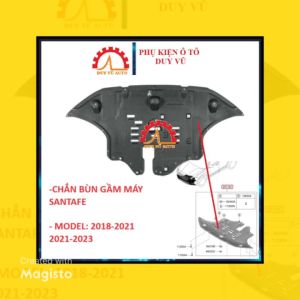 CHẮN BÙN GẦM MÁY SANTAFE ĐỜI 2019-2021 2022-2024 Phụ Kiện Xe Hơi Chắn Bùn Santafe Chắn Bùn Chất Lượng Cho Santafe - Lazada