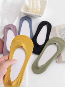 ถุงเท้าแบบสวมลำลองสำหรับผู้หญิง ผ้าฝ้ายแท้บาง ไม่ลื่น ไม่หลุด ถุงเท้าแบบสวมลำลอง ดูดซับเหงื่อ ฤดูร้อน 2024 ฤดูใบไม้ผลิ