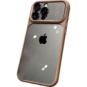 DAIMANG | Secondly the new Apple 18 advanced metal lens is suitable for iphone17promax mobile phone case Xingyu orange transparent new product 16pro camera key all-inclusive anti-fall 15p protective cover 14