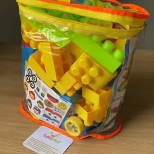 Bộ Xếp Hình Mầm Non 46 chi tiết phiên bản Du lịch bốn phương - Nhựa an toàn Việt Nam