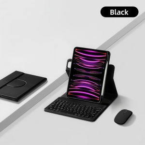 HANSONG | 360 Rotation For iPad Keyboard Case For iPad 10th 11th(A16)for iPad 7 8 9th 10.2 Air4 5 10.9 Air 11 inch M2 M3 Pro 11in Case