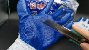 12คู่ หนาถุงมือยางพารา ถุงมือเคลือบยาง ถุงมือทำงาน ทำสวน กันลื่น กันบาด ถุงมือยาง ถุงมือกันของมีคมบาด ถุงมือช่าง