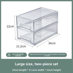 BANGJIAYI | Food-grade Refrigerator Freezer Drawer Drainage Storage Box