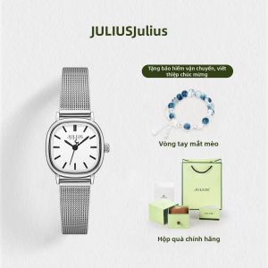 Julius | Đồng Hồ Nữ Đơn Giản Sang Trọng Hình Vuông Nhỏ JA-1538