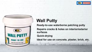 Bột bả Bosny Wall Putty B219 (500gr) Trám khe nứt tường gỗ. Dùng trực tiếp không cần pha loãng
