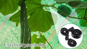 ONEDAY 50Pcs Sun Shade Net Clip Garden Tools Greenhouse Shade Cloth Fix Clamp Plastic Grommet Fence Netting Installation Hook Outdoor Tent Hang Expand DIY Tool Multi-Purpose Net Cloth Clip
