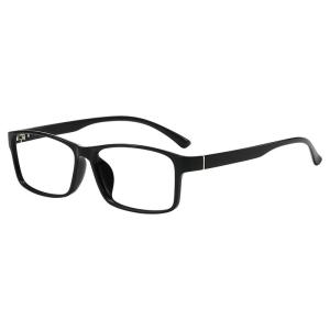 Harlow | Large Frame 160mm TR90 Black Eyeglasses