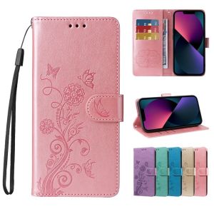 Flip Case For Samsung Galaxy S25 S24 S23 S22 S21 S20 FE Plus Ultra 5G Embossed Leather Wallet Card Holders Shock-resistent Phone Cover