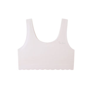 MiiOW | Cat Girl Girls Underwear Developmental Stage Primary School Students Thin Bra Anti-Bulge Childrens Vest Adolescent Girls