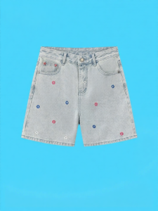 Wiggle Wiggle | Loose High Waist Denim Shorts