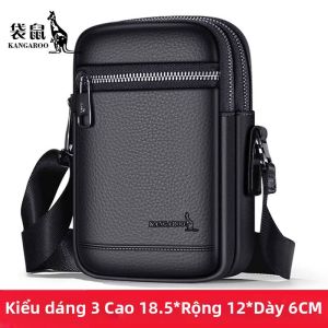 Kangaroo | Túi Đeo Chéo Tiện Lợi Da Thật