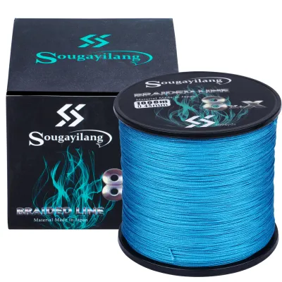 Sougayilang 9 Strands PE Fishing Line Raid Fishing Line 300M 500M 1000M Multifilament Fishing Wire Carp Fishing Line Tool Pesca