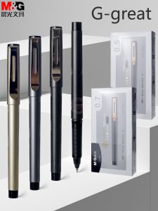 Morningshine High Capacity 0.5 Neutral Pen Office 0.7 Black Bullet Tip Writing Signature Water Pen AGPC1405 for Students