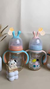 Botol Susu Bayi 3IN1 PPSU Botol Minum Anak Anti Tersedak Wide Neck 210ml 300ml BPA Free BB01