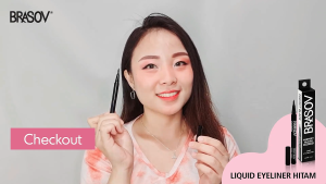 BRASOV Perfect Black Waterproof Liquid Eye Liner Pen 2ml - Ratu Kosmetik Online