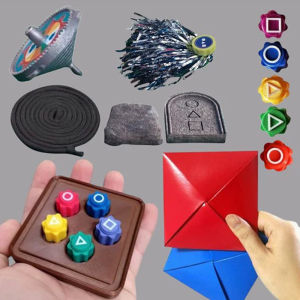 【Sabai_sabai】 CODชุดเกมพื้นบ้านเกาหลีเกมปลาหมึกฤดูกาล Stone Catching Game Squid Game 2 | เกมปลาหมึก 2 Gonggi Stones 3D ชุดหิน 5 สี
