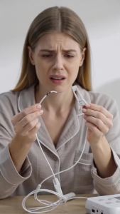TENS Ear Clip TENS Wire Ear Clip 2.35mm TENS Electrode Connecting Cable Ear Clip for Digital Massage Machine
