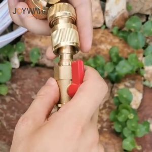 1Pcs Brass Quick Connector Fitting 1/2 Inch Garden Tools Faucet Hose Quick Straight Connector