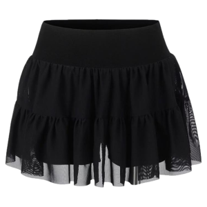 Váy Ngắn Xếp Ly Lưới Cao Cấp Mùa Hè Cho Nữ Váy Ngắn Thể Thao Chữ a Có Ren Váy Nửa Thân Màu Trơn Có Áo Lót Xếp Ly