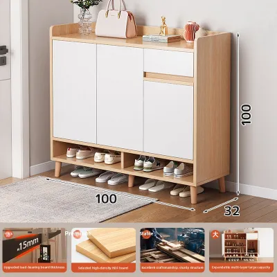 Hall Entrance Shoe Cabinet Storage Shelf
