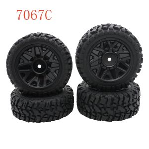 Lốp Cao Su YSIDO 75mm Dành Cho WLtoys 144001 124008 124017 Hyper Go MJX RC Buggy Xe Địa Hình Bộ Chống Trượt Trước & Sau