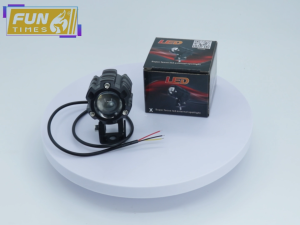 2PCS V6 Upgraded Mini Driving Light Dual Color Hi/Lo Beam White Yellow for Motorcycle Car