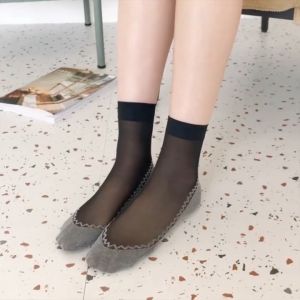 HOKKIE KK772 KAOS KAKI PENDEK TRANSPARAN WANITA KAUS KAKI PENDEK WANITA