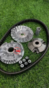 ชุดชามหน้า+สายพาน ชุดใหญ่ Mio115i/ Fino115i/  Fino FI/ TTX ชุดชามข้างมอเตอร์ไซค์ ชามคลัชสายพาน ชามเดิมใส่เม็ด สายพาน ชามหน้าใส่เม็ด ฟีโน่115i มิโอ115i