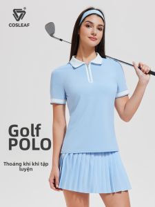 COSLEAF | Golf Short Sleeve Breathable Training POLO Shirt