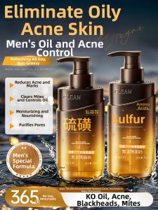 Pozitilan | Sulphur Amino Acid Mens Cleanser Oil Control Pimple Removal Blackhead Treatment Pore Minimizer