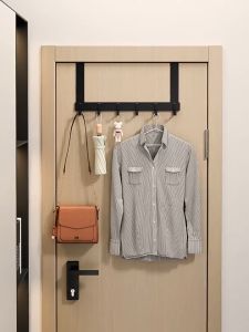 Gantungan Baju Pintu Kamar Tidur & Gantungan Aluminium Dapat Disesuaikan