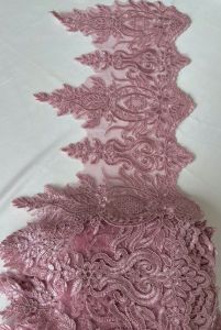 Renda lace sequin tinggi 31cm lace baju raya lace baju nikah patch lace